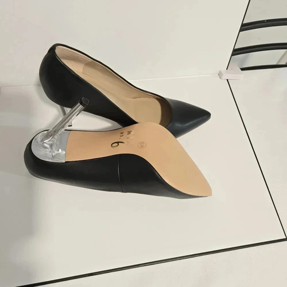 Max No. 6 Black Stiletto Heels – Classic Elegance with a Modern Twist - Picture 6 of 14